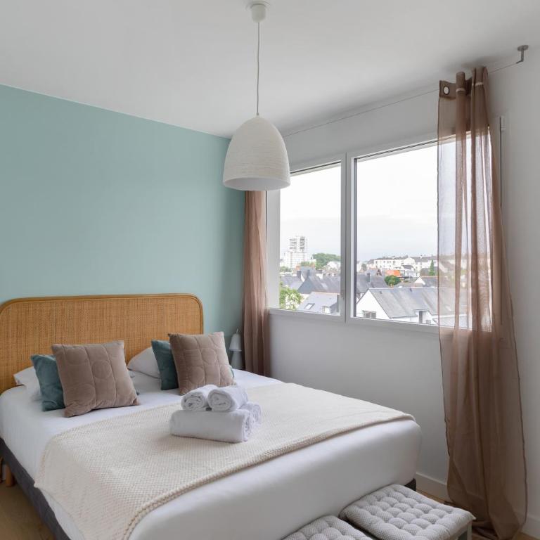 L'Air - Elégant 2 chambres avec loggia dans résidence de haut standing - Appartement 2 Chambres - 5
