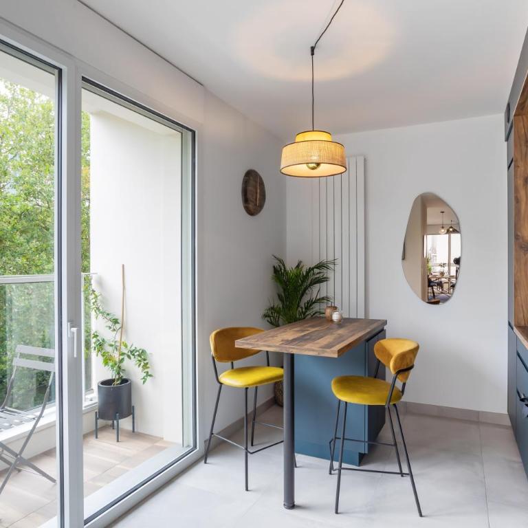 L'Air - Elégant 2 chambres avec loggia dans résidence de haut standing - Appartement 2 Chambres - 10