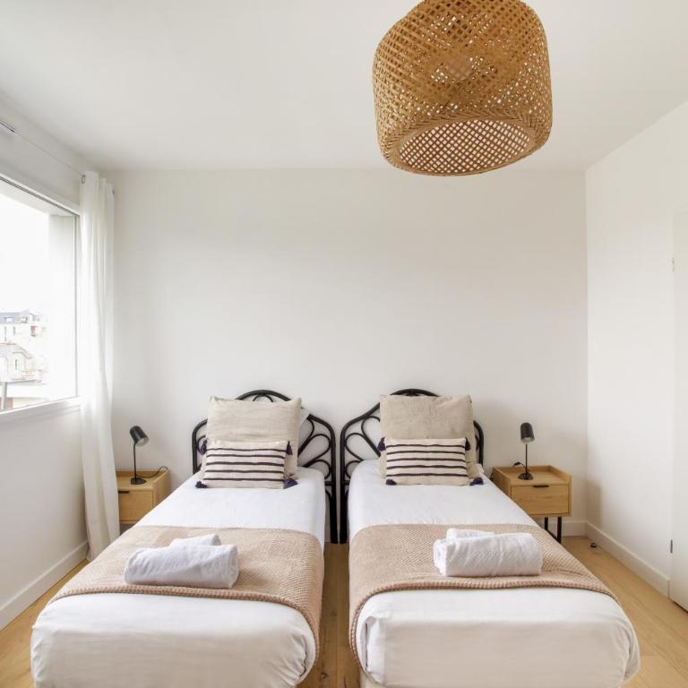 L'Air - Elégant 2 chambres avec loggia dans résidence de haut standing - Appartement 2 Chambres - 12