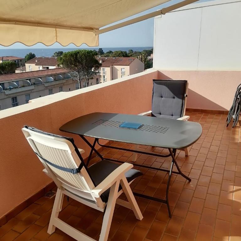 Balcon sur la Méditerranée St Aygulf centre, 4 couchages - Appartement - Vue sur Mer - 4