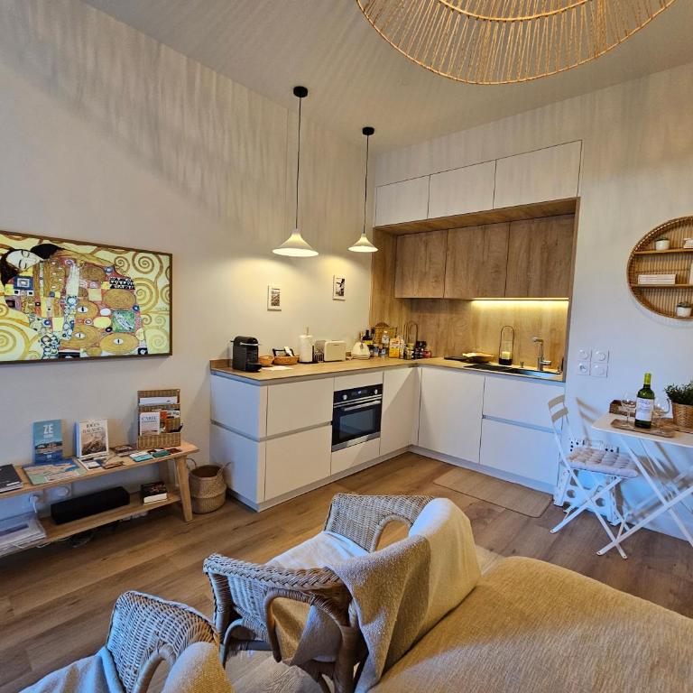 Arcarêve - Grand Studio Deluxe avec terrasse, jardin et accès plage par la résidence - Studio Double Deluxe - 8