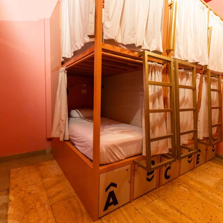 Viajero Oaxaca Hostel - Cama en habitación compartida mixta de 6 camas - 4