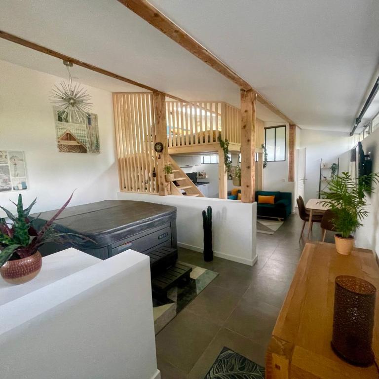 Loft avec jacuzzi et terrasse privés - Superior Apartment mit Sauna - 3
