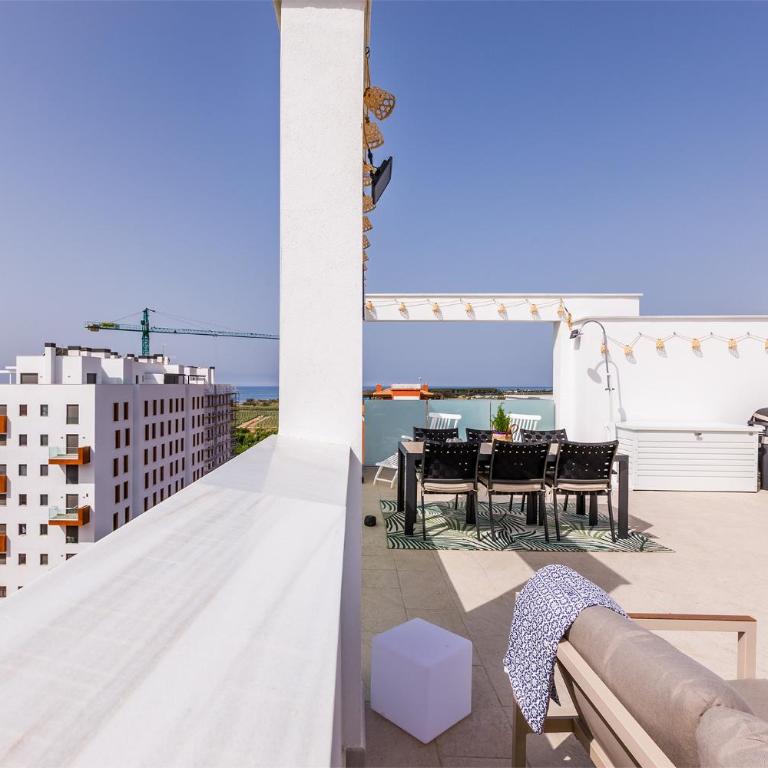 A&N Sea View Penthouse with Huge Terrace Torre del Mar - Penthouse Apartment - 35