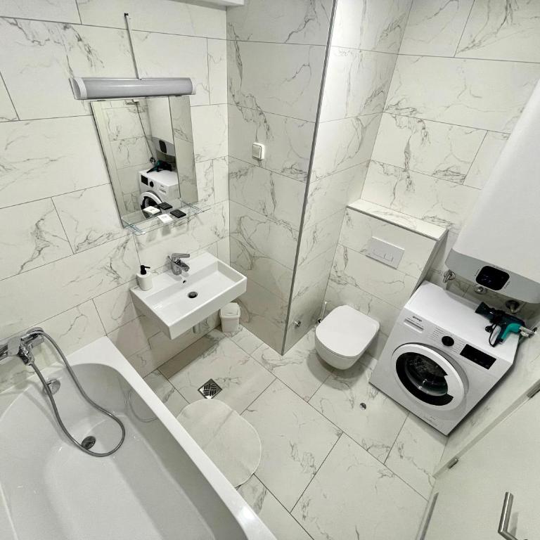 Green - stan na dan studio Novi Beograd, parking 5 evra dan - Studio Apartman - 4