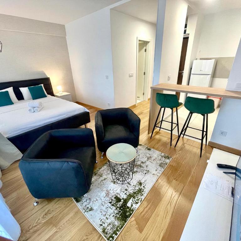 Green - stan na dan studio Novi Beograd, parking 5 evra dan - Studio Apartman - 1