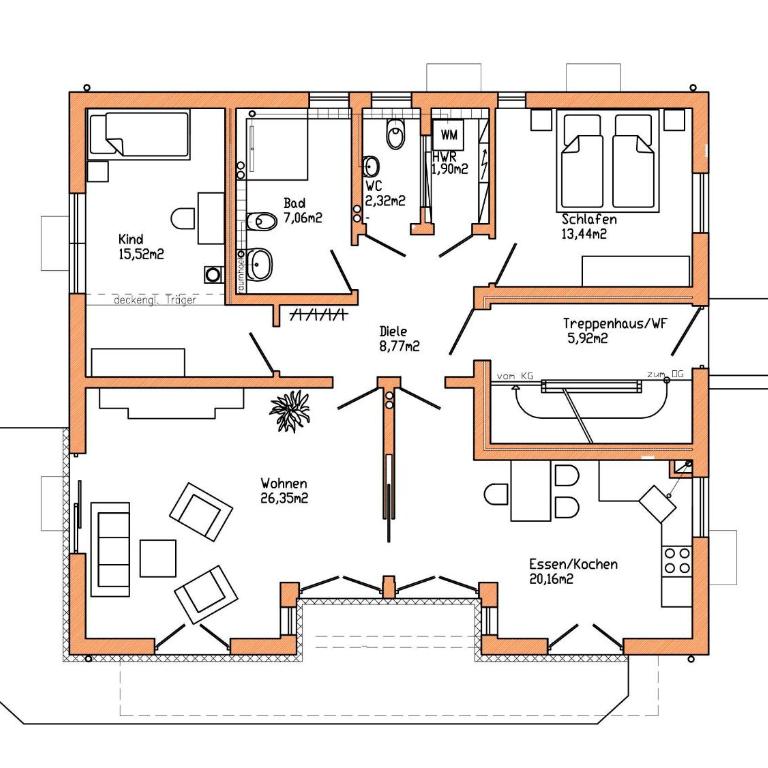 Villa Gaisser II - fewo-badhindelang - Apartment mit 2 Schlafzimmern - 19