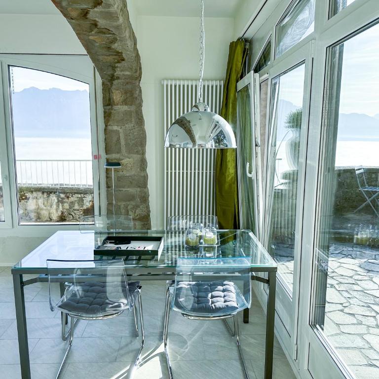 Panoramic Room in the vineyard,stunning views of lake and Alps - Apartment mit Terrasse - 5