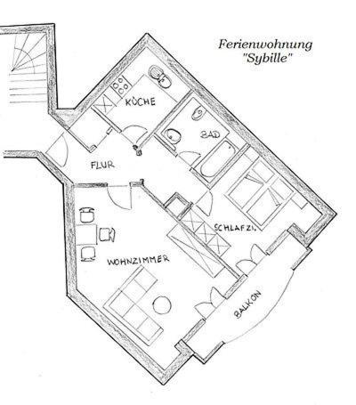 Ferienvilla Gaisser - Apartment mit 1 Schlafzimmer und Dusche - 19