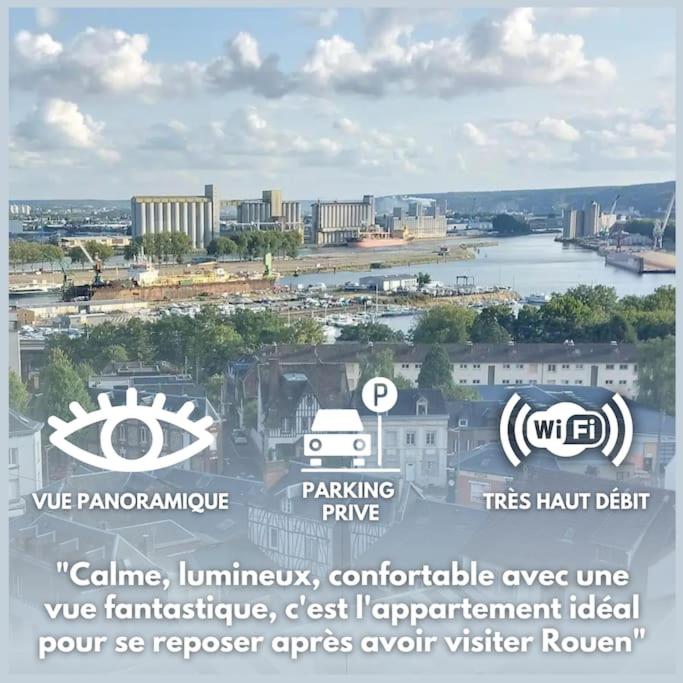Rouen : Vue panoramique sur la seine avec parking - Appartement Supérieur - 23