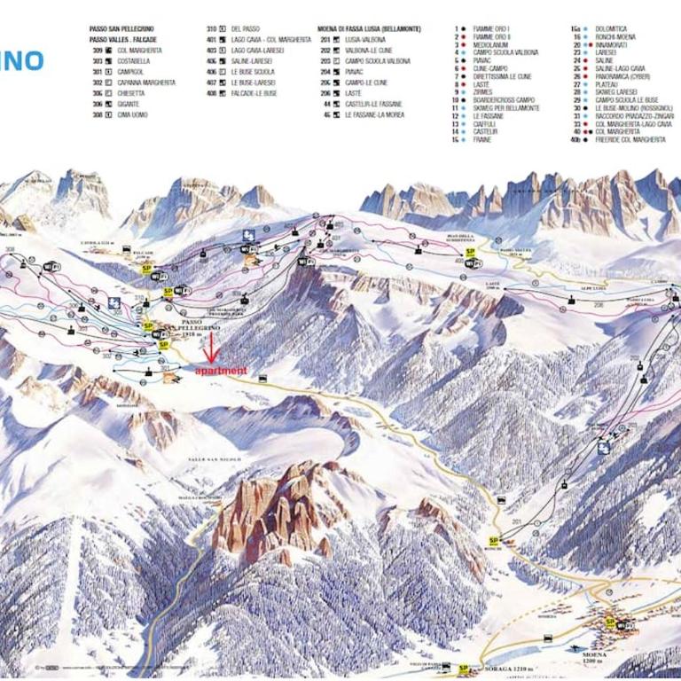 Casina Alpina trekking Passo S Pellegrino - Appartamento con 1 Camera da Letto - 30