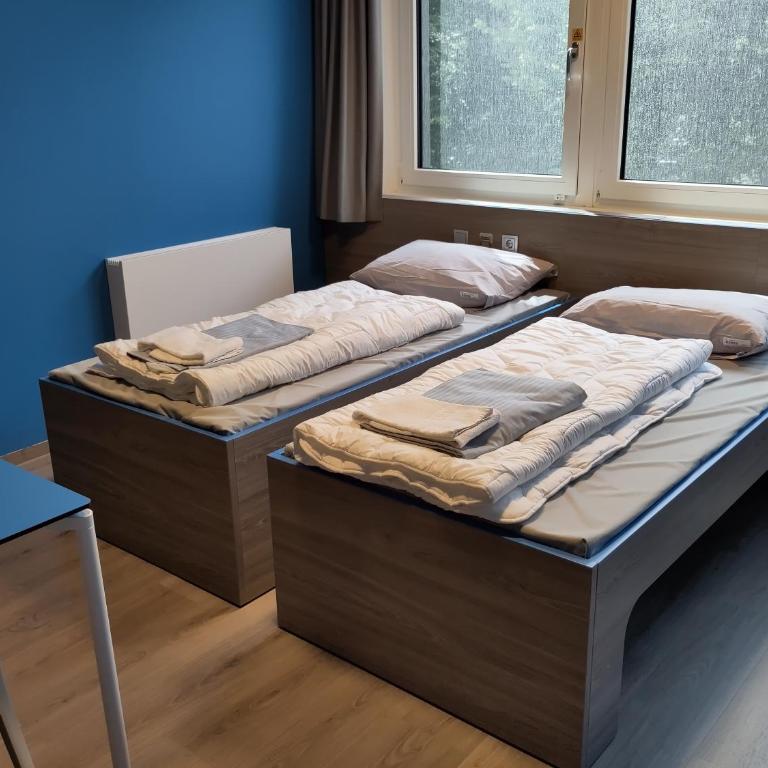 Jugendherberge München City - Chambre Lits Jumeaux Privée avec Salle de Bains - 2