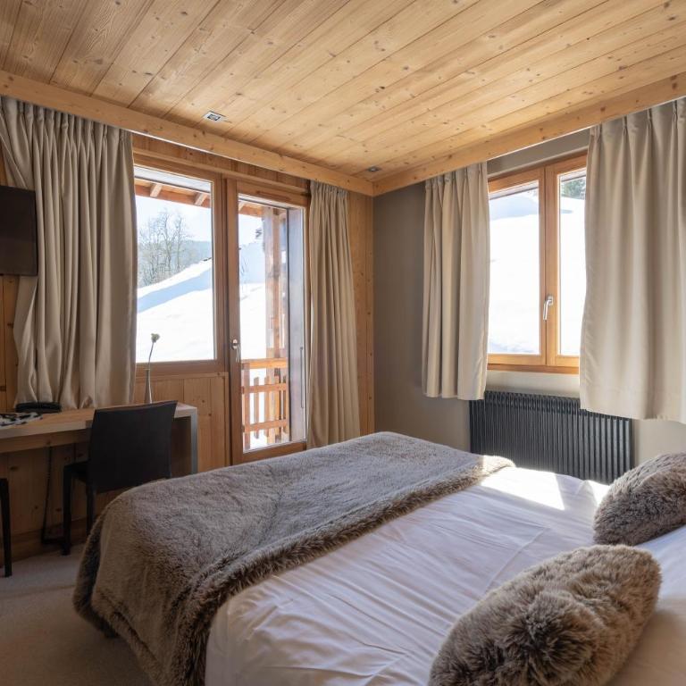 Chalet-Hôtel Les Rhodos - Chambre Double - Mont-Blanc - 4