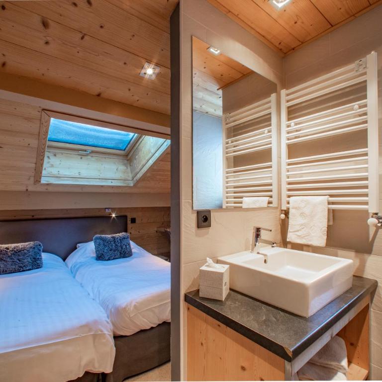 Chalet-Hôtel Les Rhodos - Twin Room - Attic - 3