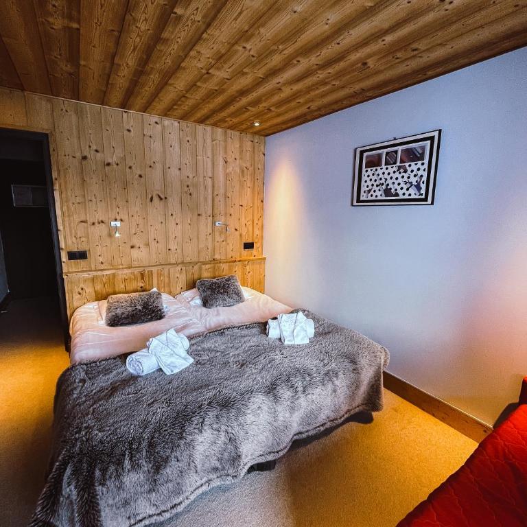 Chalet-Hôtel Les Rhodos - Chambre Lits Jumeaux - Mont-Blanc - 3