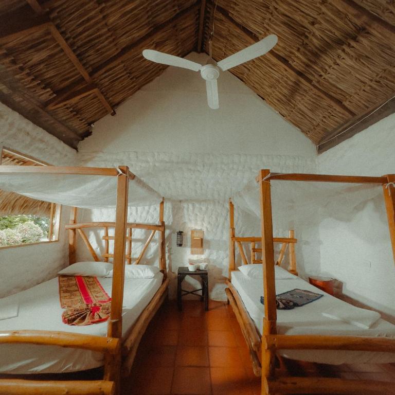 Praba Hostel - Habitación Doble - 2 camas - 3