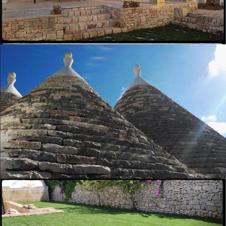 Trulli sull'Aia San Michele - Camera Matrimoniale con Vista Giardino - 11