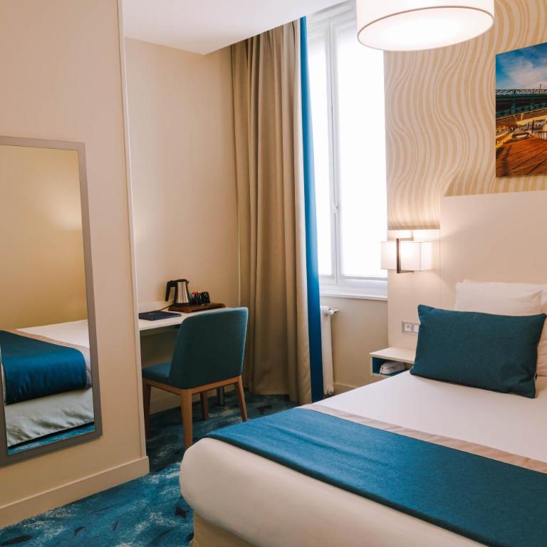 Hotel Des Remparts Lyon Perrache - Chambre Double Confort Climatisée - 6