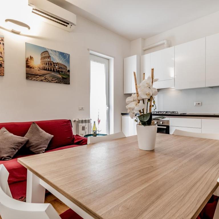 BBHOME Elegant apartment at Saint Peter front of Vatican - Appartamento con 1 Camera da Letto con Balcone e Vista Città - 9