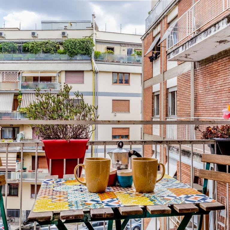 BBHOME Elegant apartment at Saint Peter front of Vatican - Appartamento con 1 Camera da Letto con Balcone e Vista Città - 13
