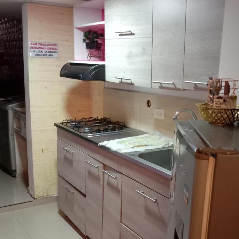 APARTAMENTO PARA TRES PERSONAS a 10 minutos del centro de eventos valle del pacifico y a la misma distancia del centro de la ciudad Y también a 300 mts del Orquideorama - Apartamento de 1 dormitorio - 4