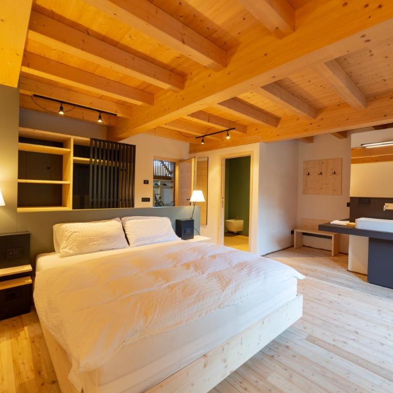 Maso Torbiera- Rural and Mountain lodging - Habitación Doble Superior con balcón y vistas a la montaña - 4