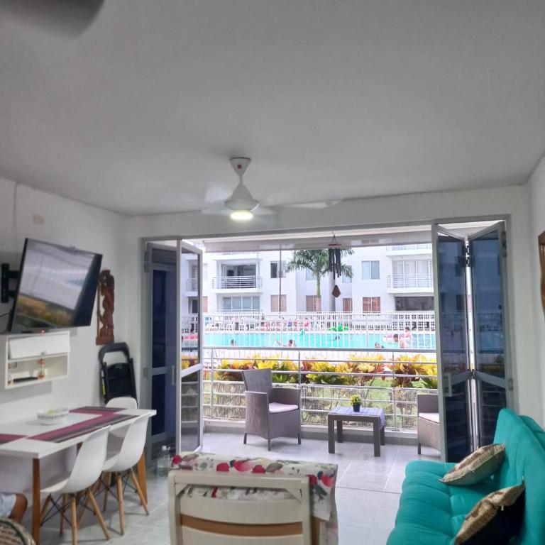 Apartamento Agualina Orange con vista a la piscina - Apartamento de 2 dormitorios - 15