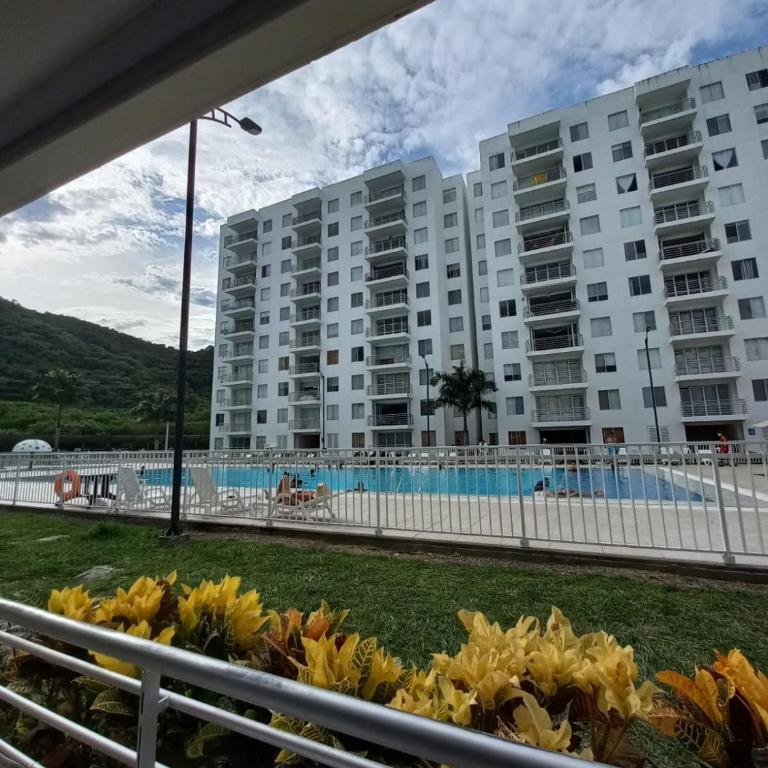 Apartamento Agualina Orange con vista a la piscina - Apartamento de 2 dormitorios - 12