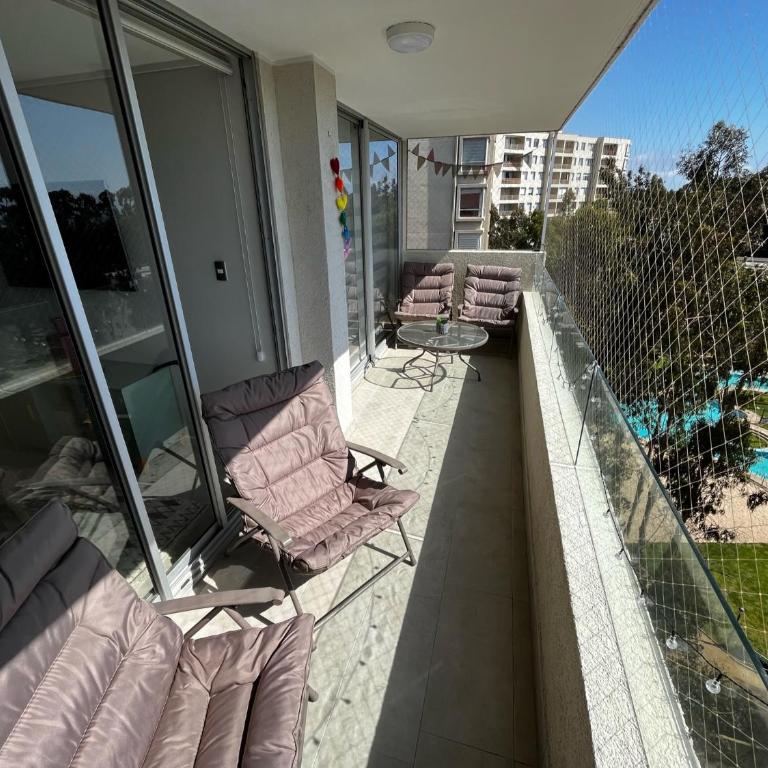 Algarrobo Espectacular piso 10 vista bahía - Apartamento de 3 dormitorios - 4
