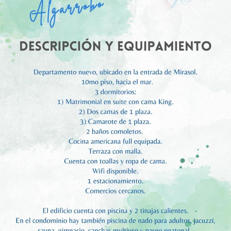 Algarrobo Espectacular piso 10 vista bahía - Apartamento de 3 dormitorios - 21