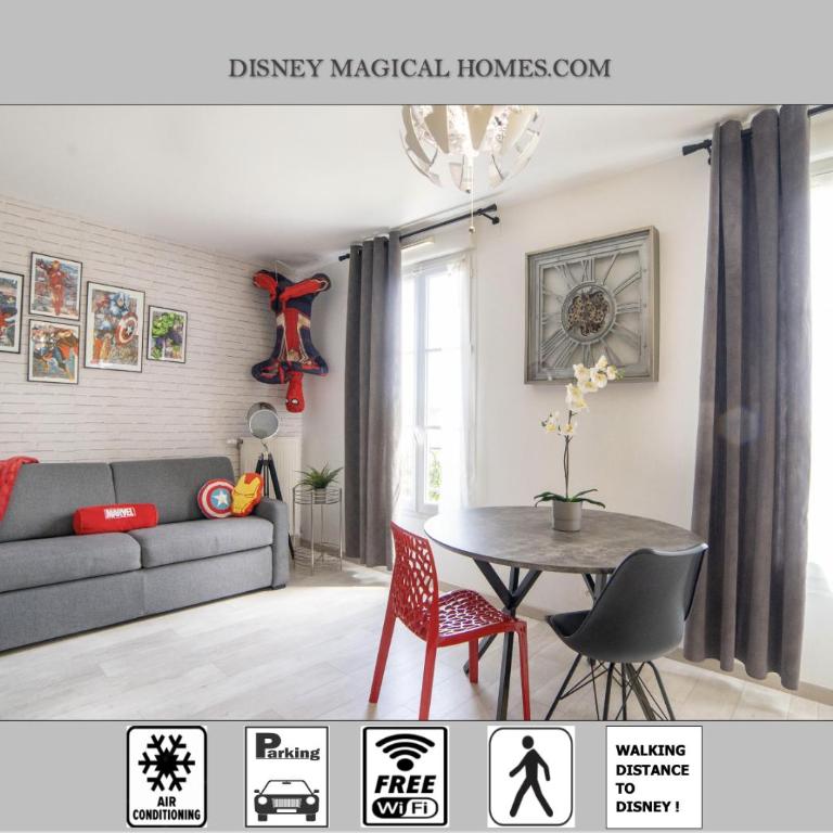 Air-conditioned apartment, walking distance to disney - DISNEY MAGICAL HOMES, PARIS - Appartement - 2