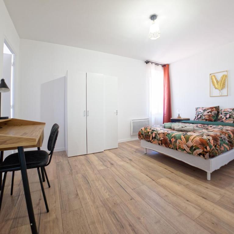 Le Soleilcasa - 3 personnes - bureau & wifi - Apartment mit 1 Schlafzimmer - 6
