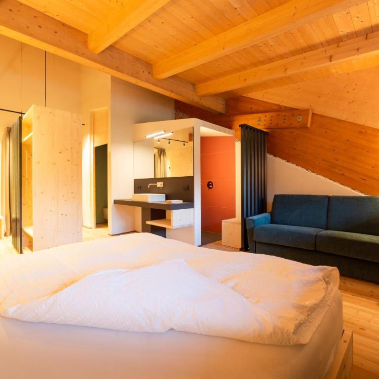 Maso Torbiera- Rural and Mountain lodging - Superior Large Double Room with Mountain View - 6