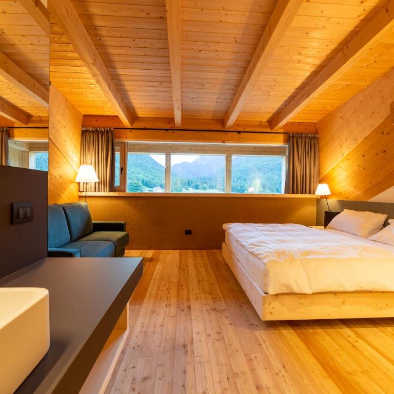 Maso Torbiera- Rural and Mountain lodging - Superior Large Double Room with Mountain View - 5
