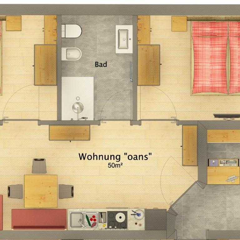 Ragitt Stodl Ferienwohnungen - Appartamento con 2 Camere da Letto - 11