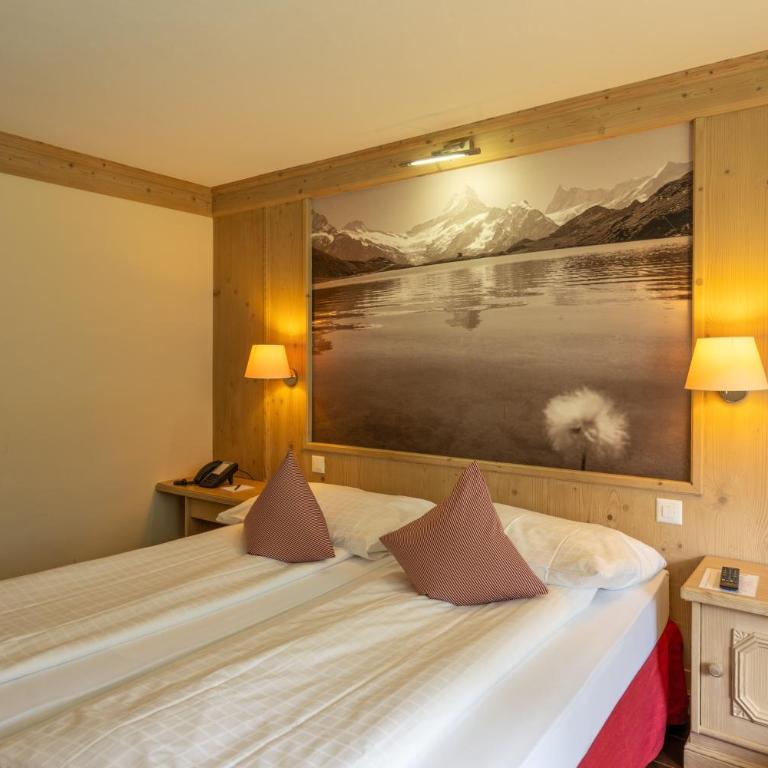 Hotel Spinne Grindelwald - Doppelzimmer mit Blick auf den Eiger - 3