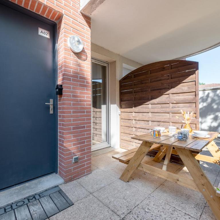 Les Terrasses de Rangueil : studio avec parking - Apartamento de 1 dormitorio - 11
