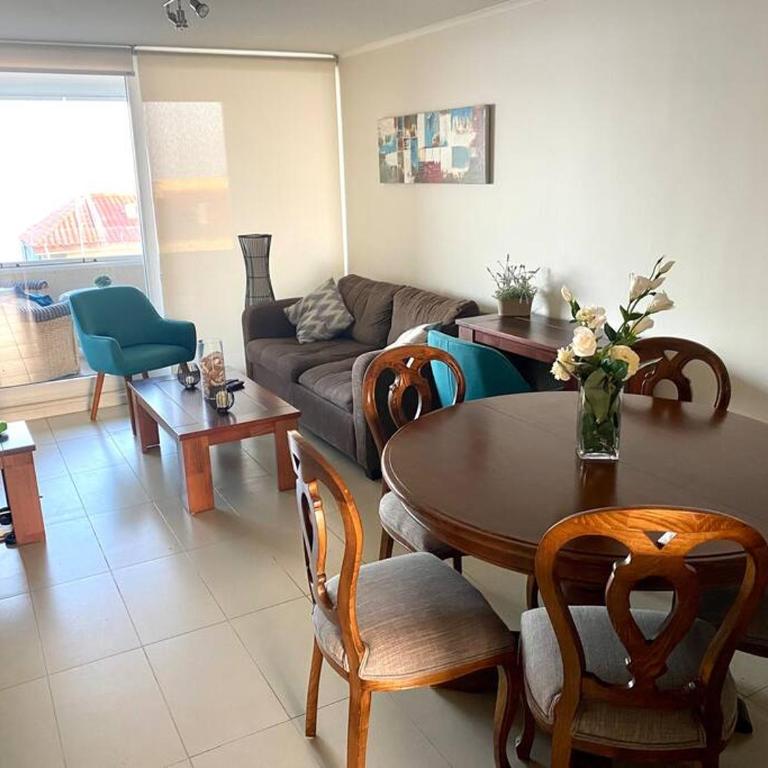 Sobre línea de Playa, Maravillosa Vista al mar 2B/2B-Wifi-TV70´Netf- Estacionamiento propio - Apartamento de 2 dormitorios - 52
