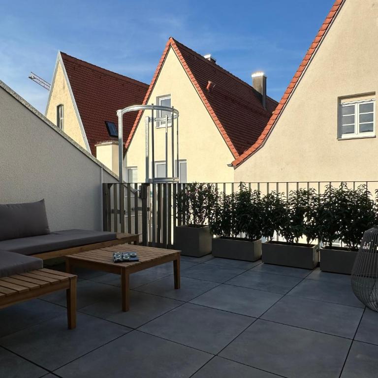TrulySpace - Direkt am Rathausplatz, Dachterrasse mit Blick auf Perlachturm, Garage, Fahrstuhl - Appartement avec Terrasse - 13