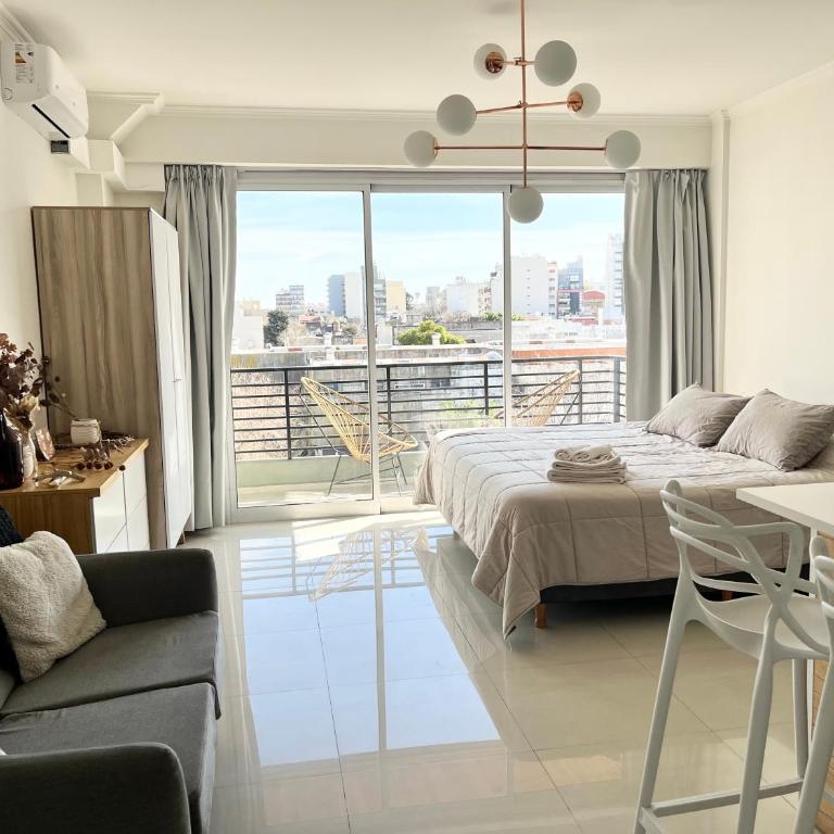 Moderno Monoambiente Luminoso con balcón - Apartamento de 1 dormitorio - 1