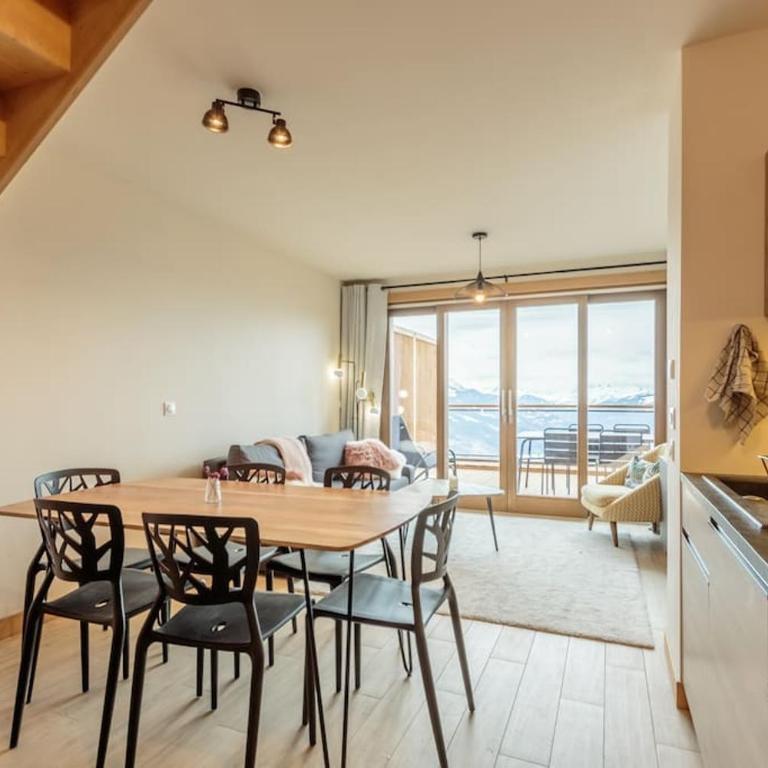 Luxurious duplex for 4-7p with large terrace and pool in ski-in ski-out 5 star residence at Les Arcs - Appartement 2 Chambres - 4