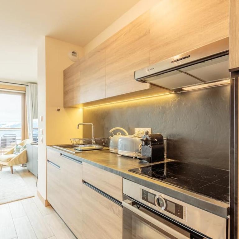 Luxurious duplex for 4-7p with large terrace and pool in ski-in ski-out 5 star residence at Les Arcs - Appartement 2 Chambres - 10