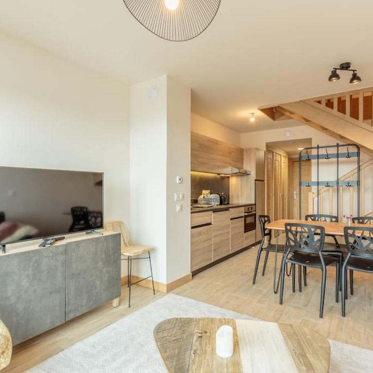 Luxurious duplex for 4-7p with large terrace and pool in ski-in ski-out 5 star residence at Les Arcs - Appartement 2 Chambres - 35