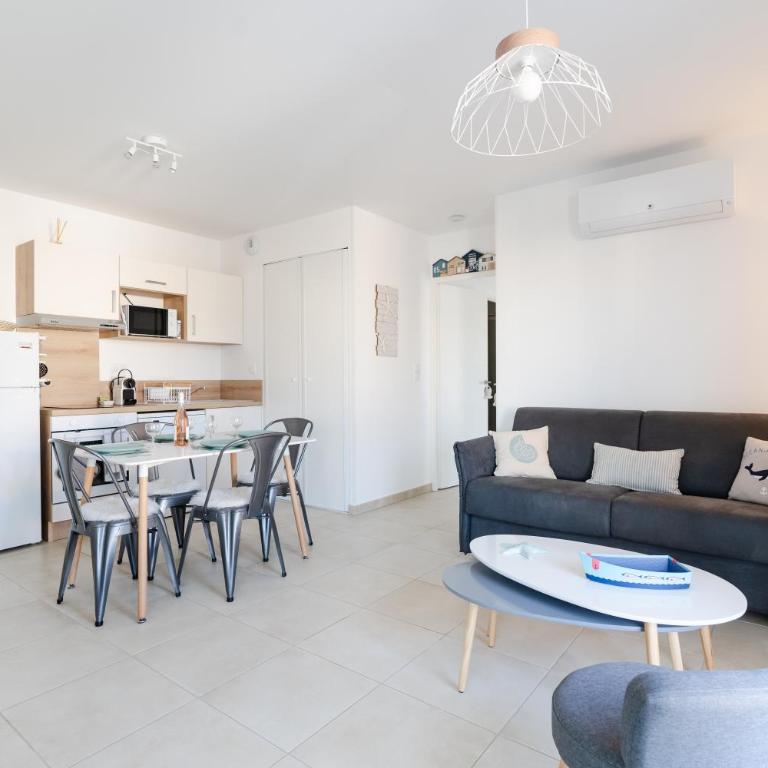 Appartement 4 étoiles - Sunset Lodge, Narbonne Plage - linge inclus - Appartamento con 1 Camera da Letto - 6