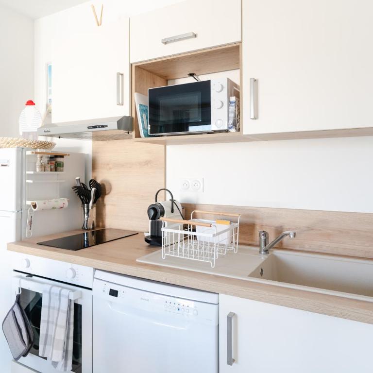 Appartement 4 étoiles - Sunset Lodge, Narbonne Plage - linge inclus - Appartamento con 1 Camera da Letto - 10