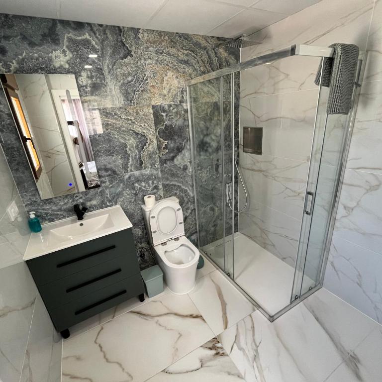 Calpe apartamento lujoso bajo terasa piscina aire cerca playa pueblo - Two-Bedroom Apartment - 7