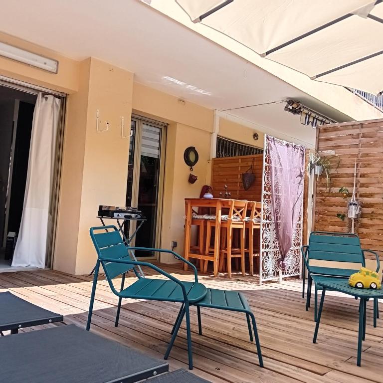 NICE- GAIRAUT - JARDIN PRIVE- GRAND F1 LUMINEUX-Piscine Collective - Appartement 1 Chambre - 49