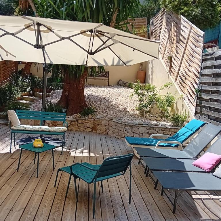 NICE- GAIRAUT - JARDIN PRIVE- GRAND F1 LUMINEUX-Piscine Collective - Appartement 1 Chambre - 1