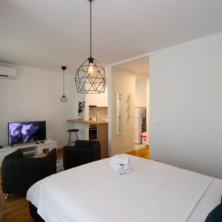 Savada BLUE - apartman na Novom Beogradu sa parkingom doplata 5 evra dan - Studio sa Balkonom - 14