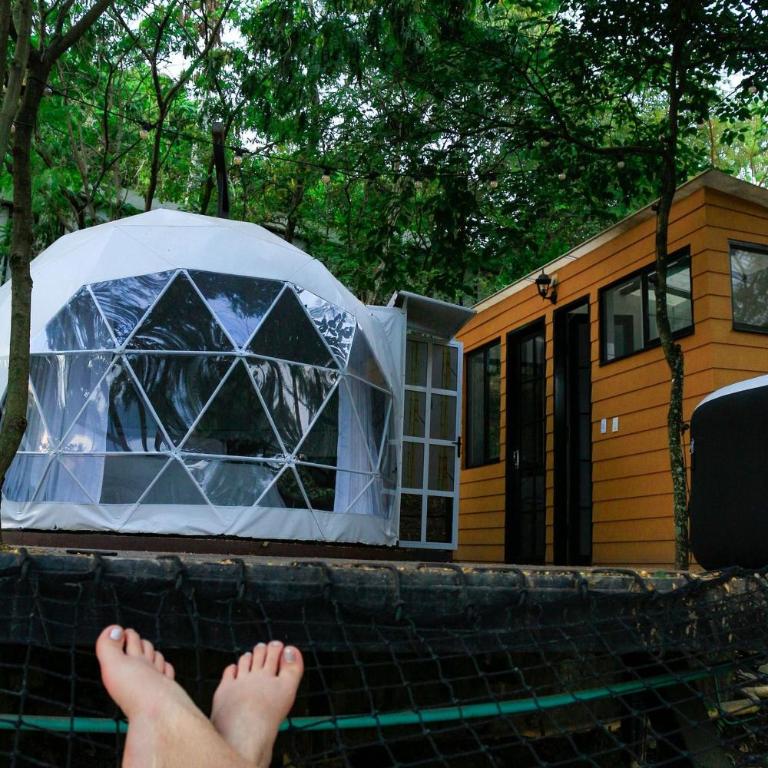Glamping romantico en Vista Hermosa disfruta de la naturaleza en un ambiente privado y acogedor - Bungalow Deluxe - 3